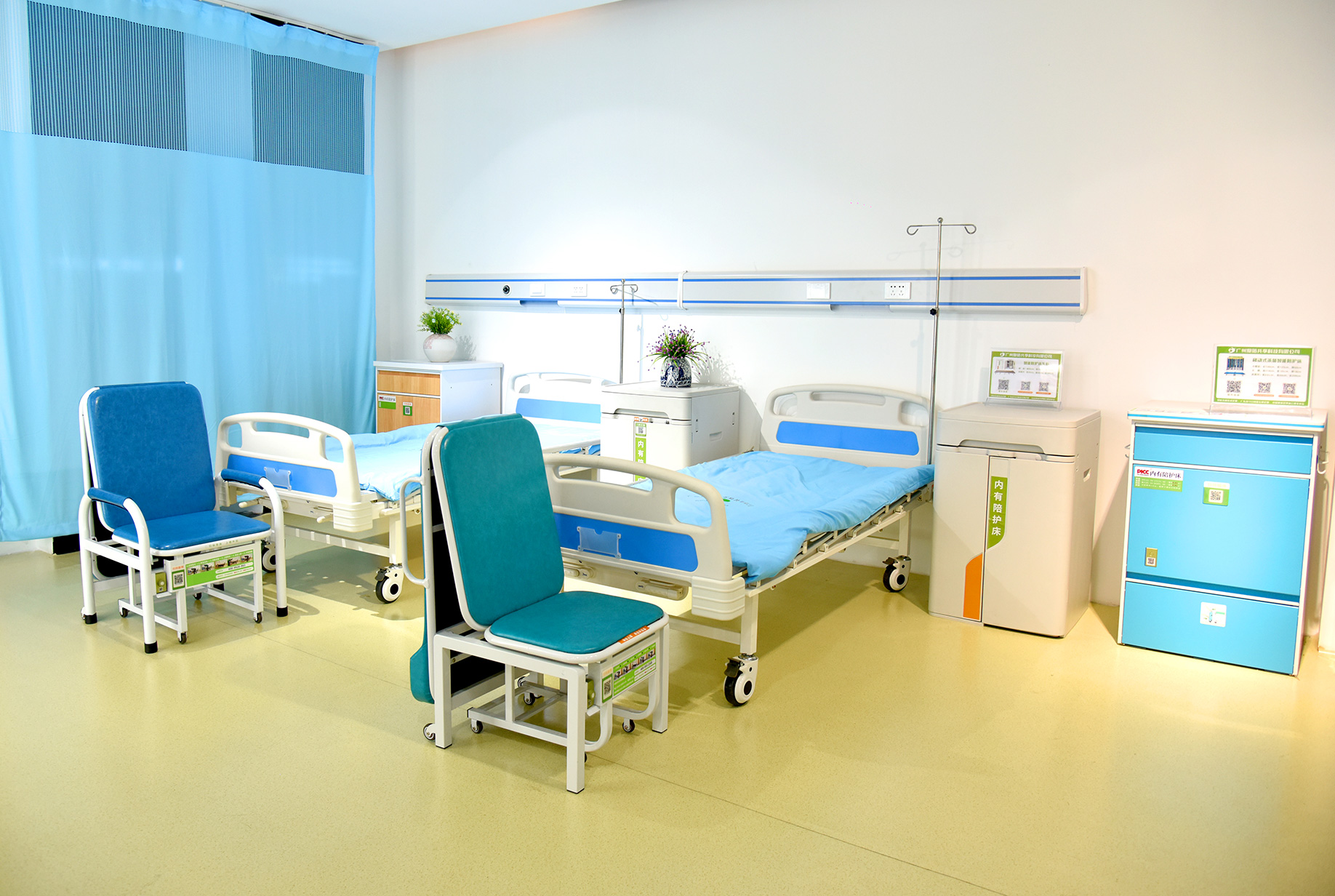 愛陪共享陪護椅:一椅雙用,讓陪護更省心